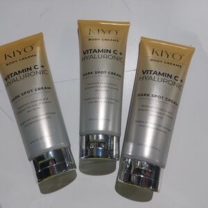 Lot Of 3 KIYO Body Creams Dark Spot Cream Hyaluronic Vitamin C+